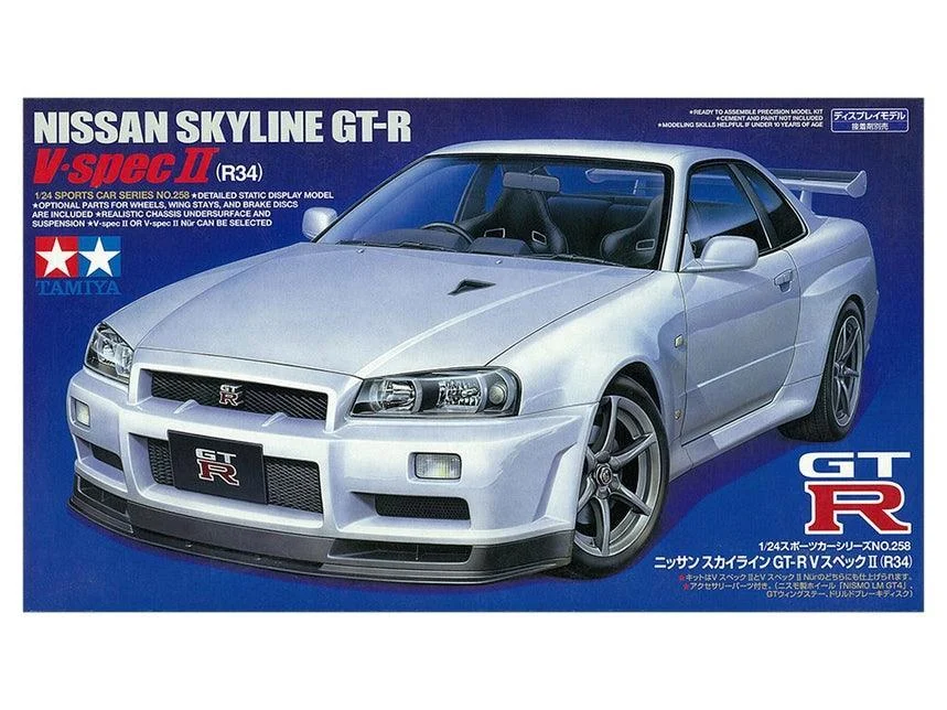 1/24 Tamiya Nissan Skyline GT-R (R34) V.Spec II 24258
