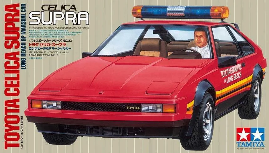 1/24 TAMIYA TOYOTA CELICA SUPRA KIT Long Beach GP Marshal Car 24033