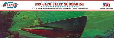 1/240 Atlantis WWII Gato Class Fleet Submarine (formerly Lindberg) - Atlantis Models