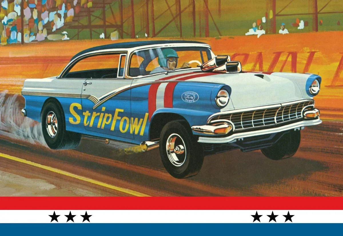1/25 AMT 1956 Ford Victoria Hardtop 1308