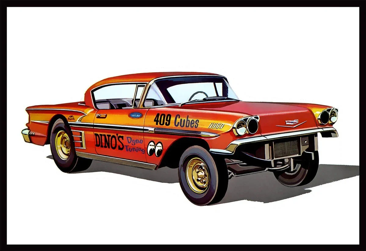 1/25 AMT 1958 Chevy Impala Hardtop “Ala Impala” #1301