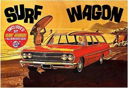 1/25 AMT 1965 Chevelle Surf Wagon 1131