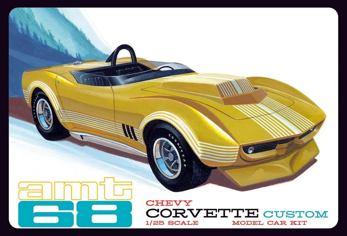 1/25 AMT 1968 Chevy Corvette Custom 1236