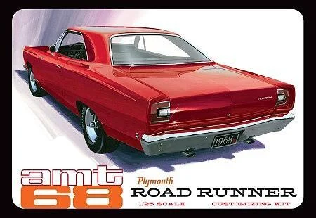 1/25 AMT 1968 Plymouth Roadrunner Customizing Car 1363