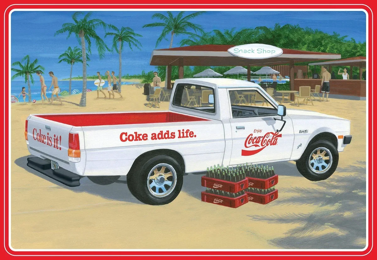 1/25 AMT 1980 Dodge Ram D-50 Pickup Coke  1306