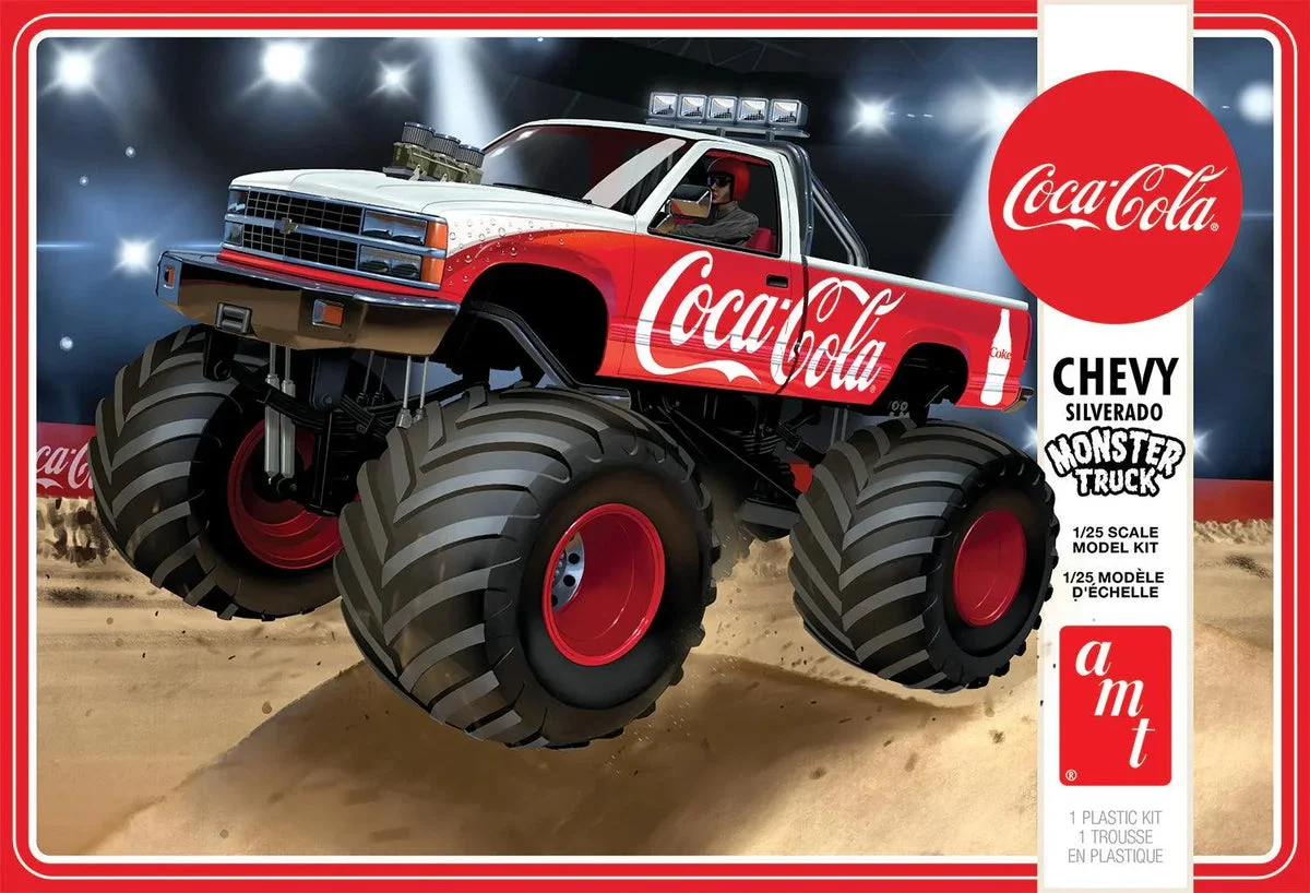 1/25 AMT 1988 Chevy Silverado Monster Truck (Coca-Cola) 1184