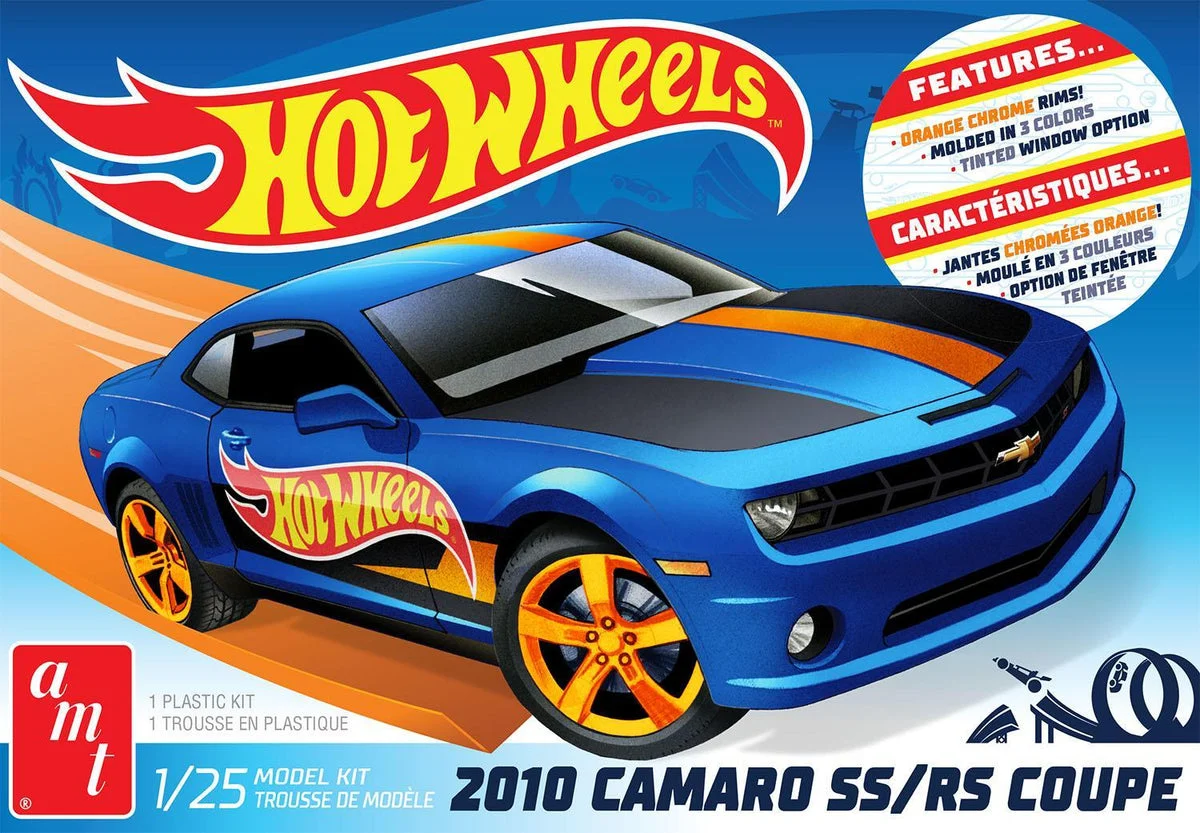 1/25 AMT 2010 Chevy Camaro Hot Wheels 1255