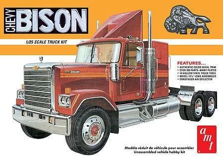 1/25 AMT Chevrolet Bison Conventional Tractor Cab 1390