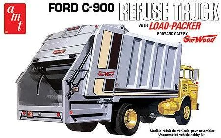 1/25 AMT Ford C900 Gar Wood Load Packer Garbage Truck 1247