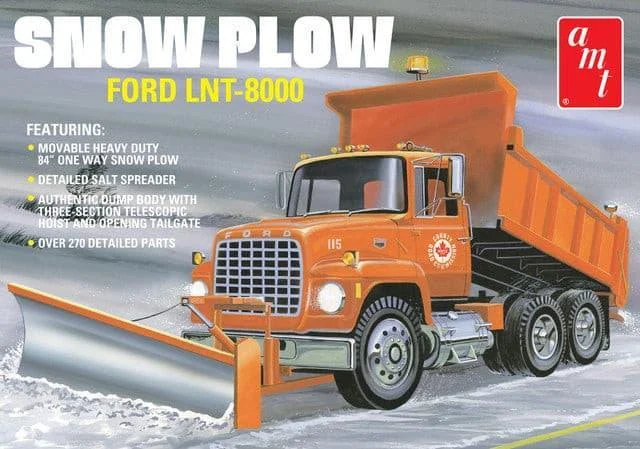 1/25 AMT Ford LNT-8000 Snow Plow 1178