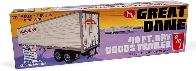 1/25 AMT Great Dane Dry Goods Semi Trailer 1185