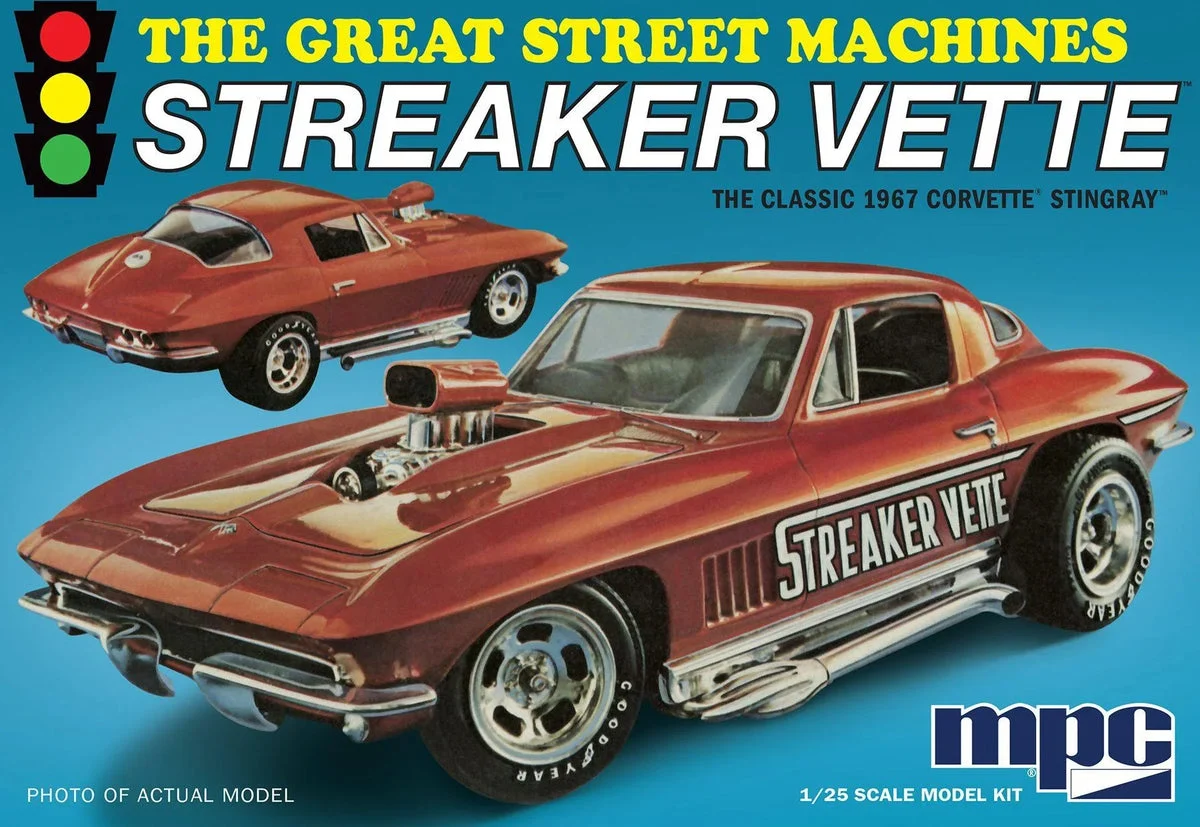 1/25 MPC 1967 Chevy Corvette Stingray “Streaker Vette” 973