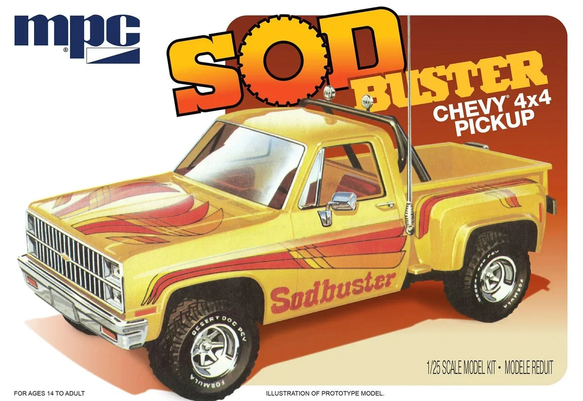 1/25 MPC 1981 Chevy Stepside Pickup Sod Buster 972