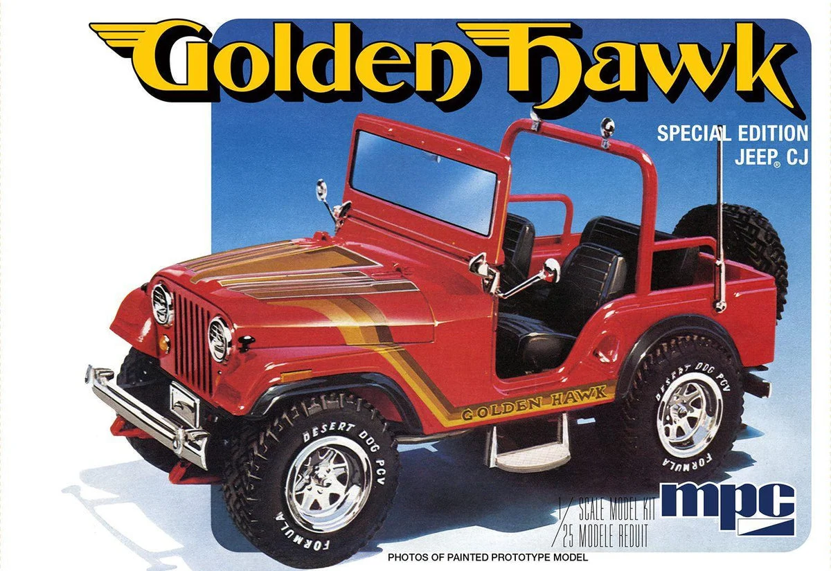 1/25 MPC 1981 Jeep CJ5 Golden Hawk 986