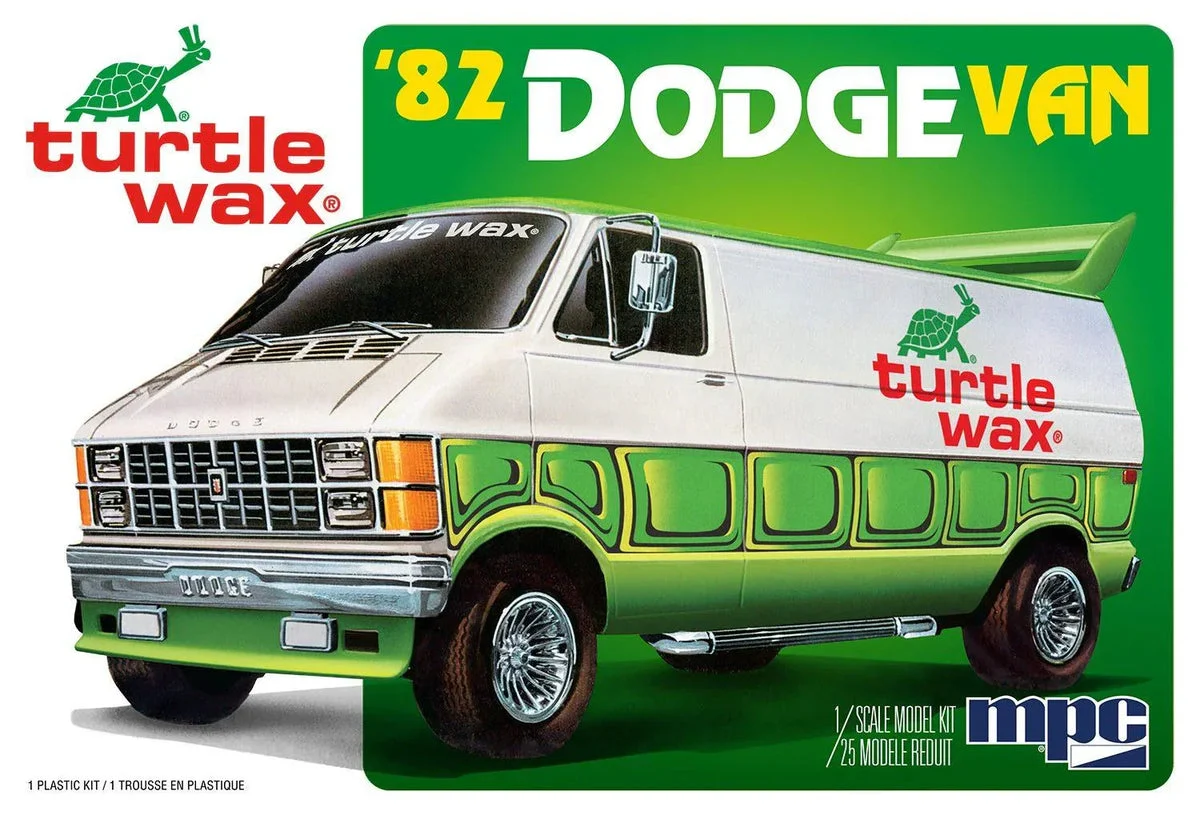 1/25 MPC 1982 Dodge Van Custom (Turtle Wax) 943