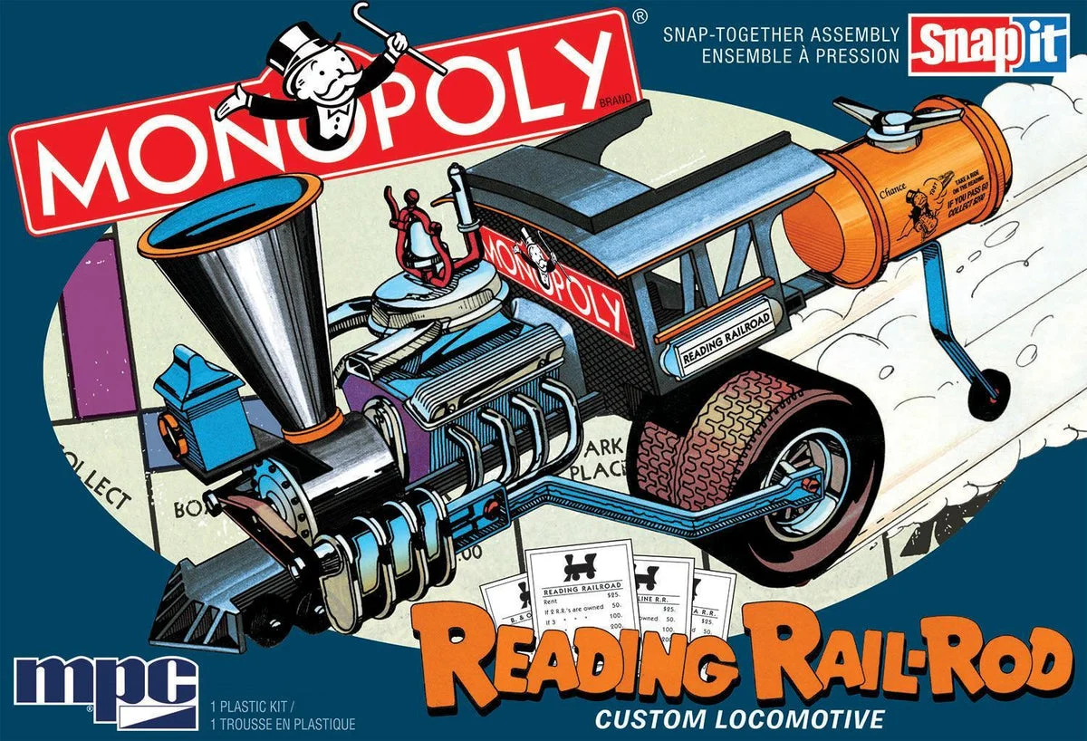 1/25 MPC Monopoly Reading Rail Rod Custom Locomotive (SNAP) 945