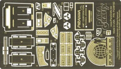 1/25 Paragrafix Piranha Super Spy Car Photo Etch & Decals