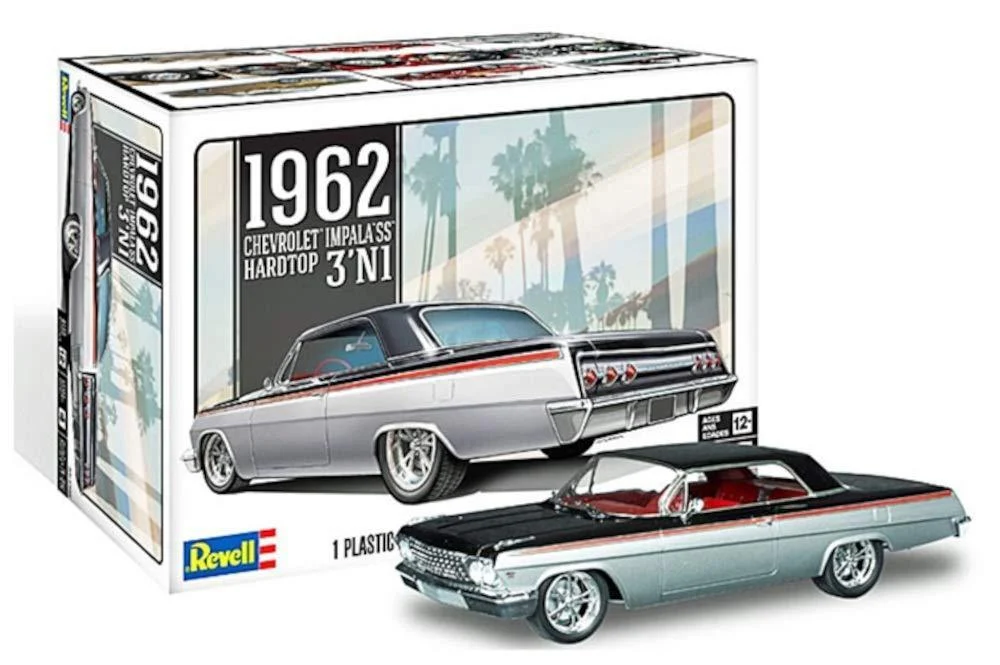 1/25 Revell-Monogram 1962 Chevy Impala SS Hardtop 4466