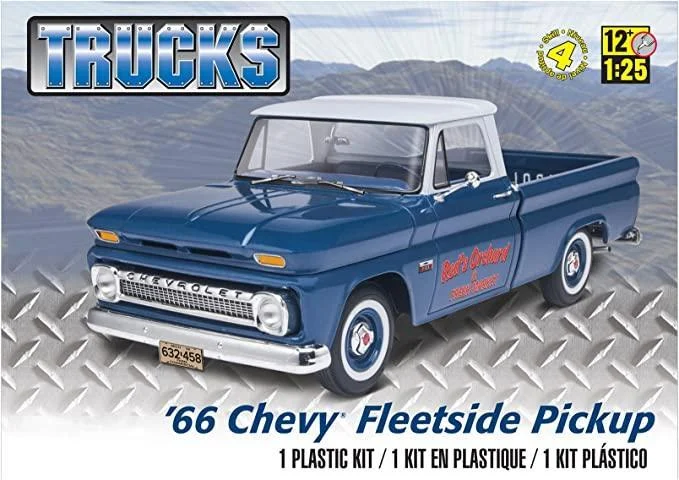 1/25 Revell-Monogram 1966 Chevy Fleetside Pickup 7225