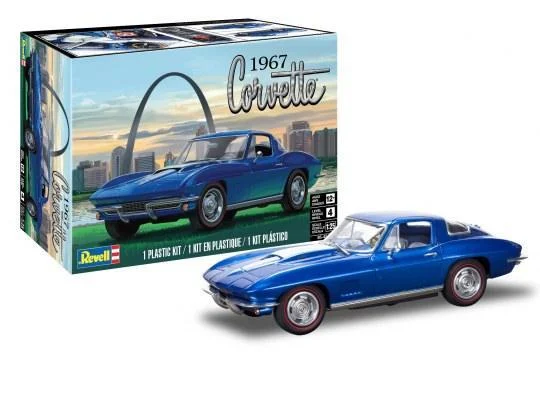 1/25 Revell-Monogram 1967 Corvette Sting Ray Sport Coupe 2N1 4517