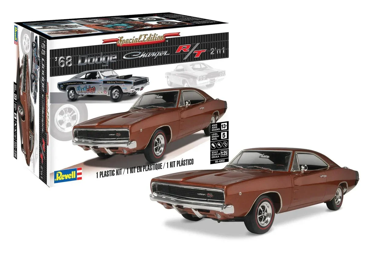 1/25 Revell-Monogram 1968 Dodge Charger R/T 4202