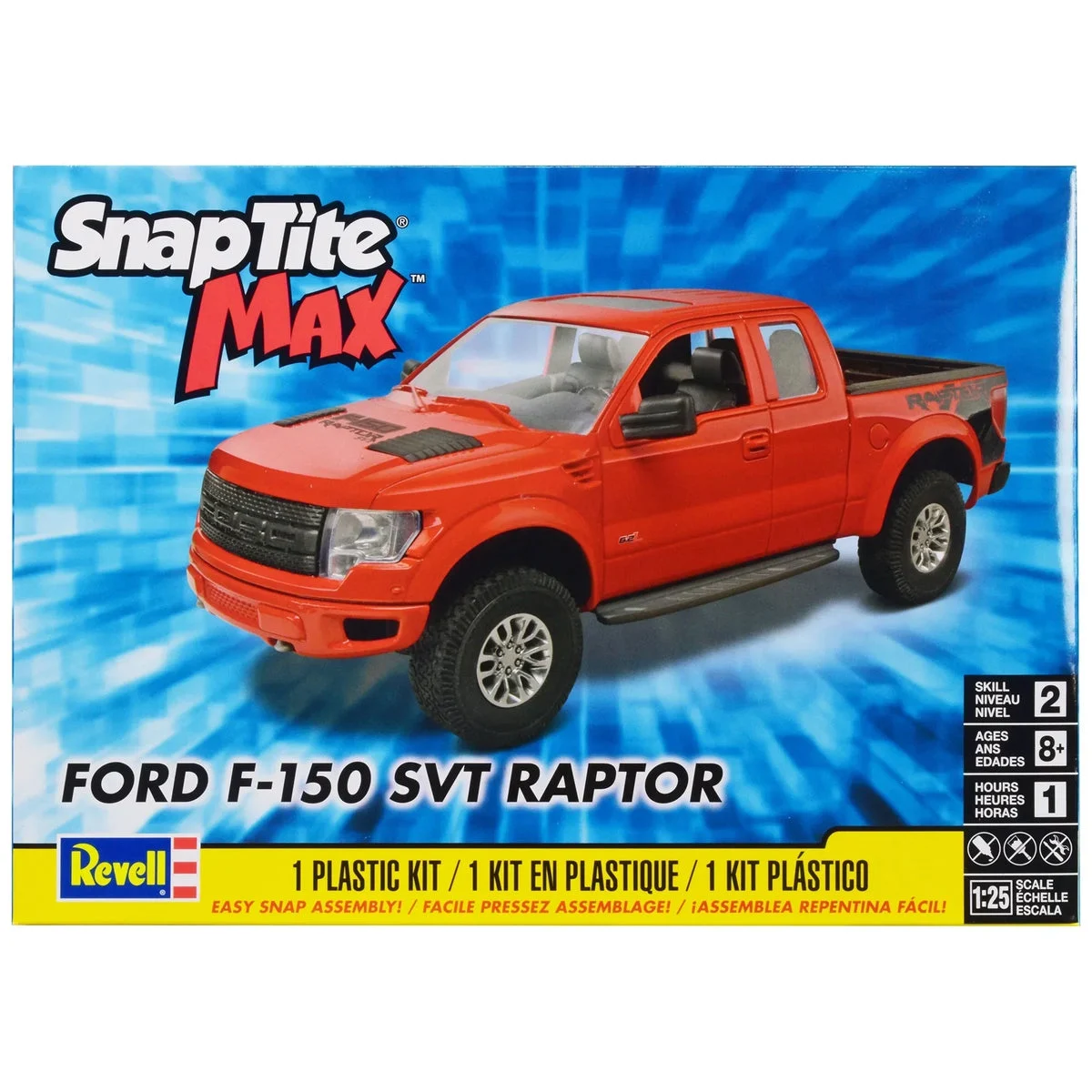 1/25 Revell-Monogram 2013 Ford Raptor Snap Tite 1233