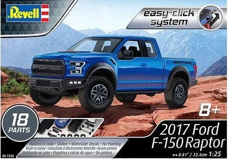 1/25 Revell-Monogram 2017 Ford F150 Raptor Pickup Truck 1236