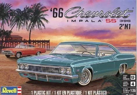 1/25 Revell-Monogram 66 Chevrolet Impala SS 396 2'N1 4497