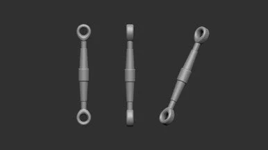 1/32 Artscale Turnbuckles 50 pc. - half and half 7,5mm - 1,1mm / 7,0mm - 1,0mm