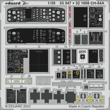 1/32 Eduard CH-54A Tarhe Photo Etch for ICM
