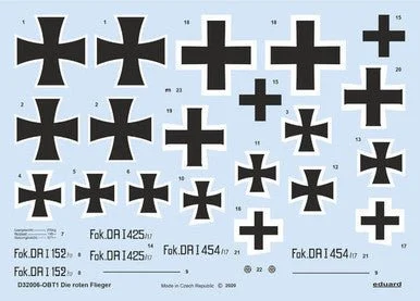 1/32 Eduard Decal Die roten Flieger for Meng