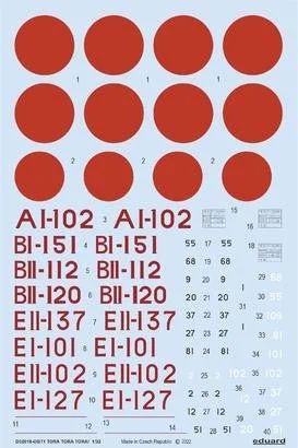 1/32 Eduard Decal TORA TORA TORA! for Tamiya