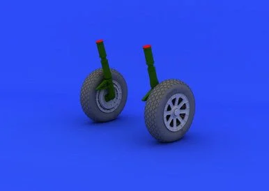 1/32 Eduard F-4U1 Wheels for Tamiya (Resin)