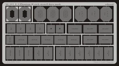 1/32 Eduard Mask F-4 etch stencil data mask -etch