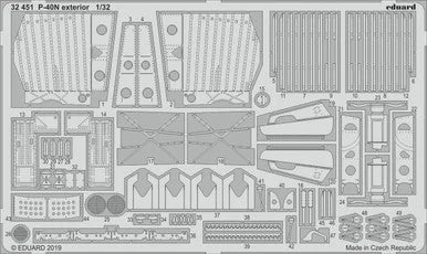 1/32 Eduard P-40N Exterior for Trumpeter
