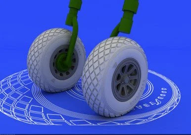 1/32 Eduard P-51 Wheels for Tamiya (Resin)