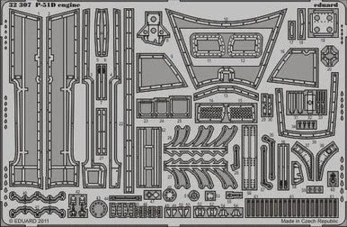 1/32 Eduard P-51D Engine for Tamiya
