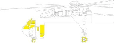 1/32 Eduard Paint Mask for ICM CH-54A 1/35