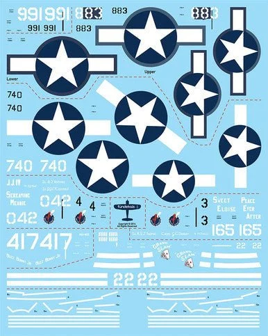 1/32 Fundekals CORSAIRS USMC