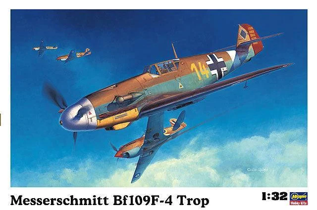 1/32 Hasegawa Messerschmitt Bf-109F-4 Trop 8881