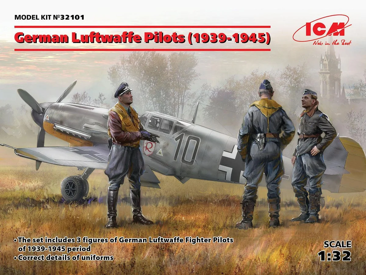 1/32 ICM German Luftwaffe Pilots (1939-1945) 32101