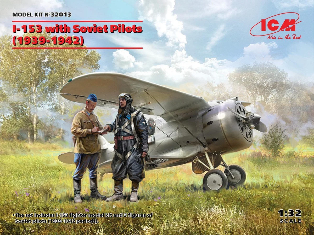 1/32 ICM I-153 with Soviet Pilots (1939-1942) 32013