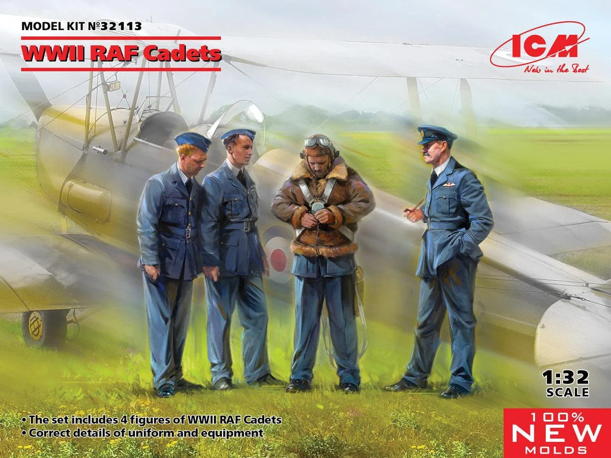 1/32 ICM WWII RAF Cadets 32113