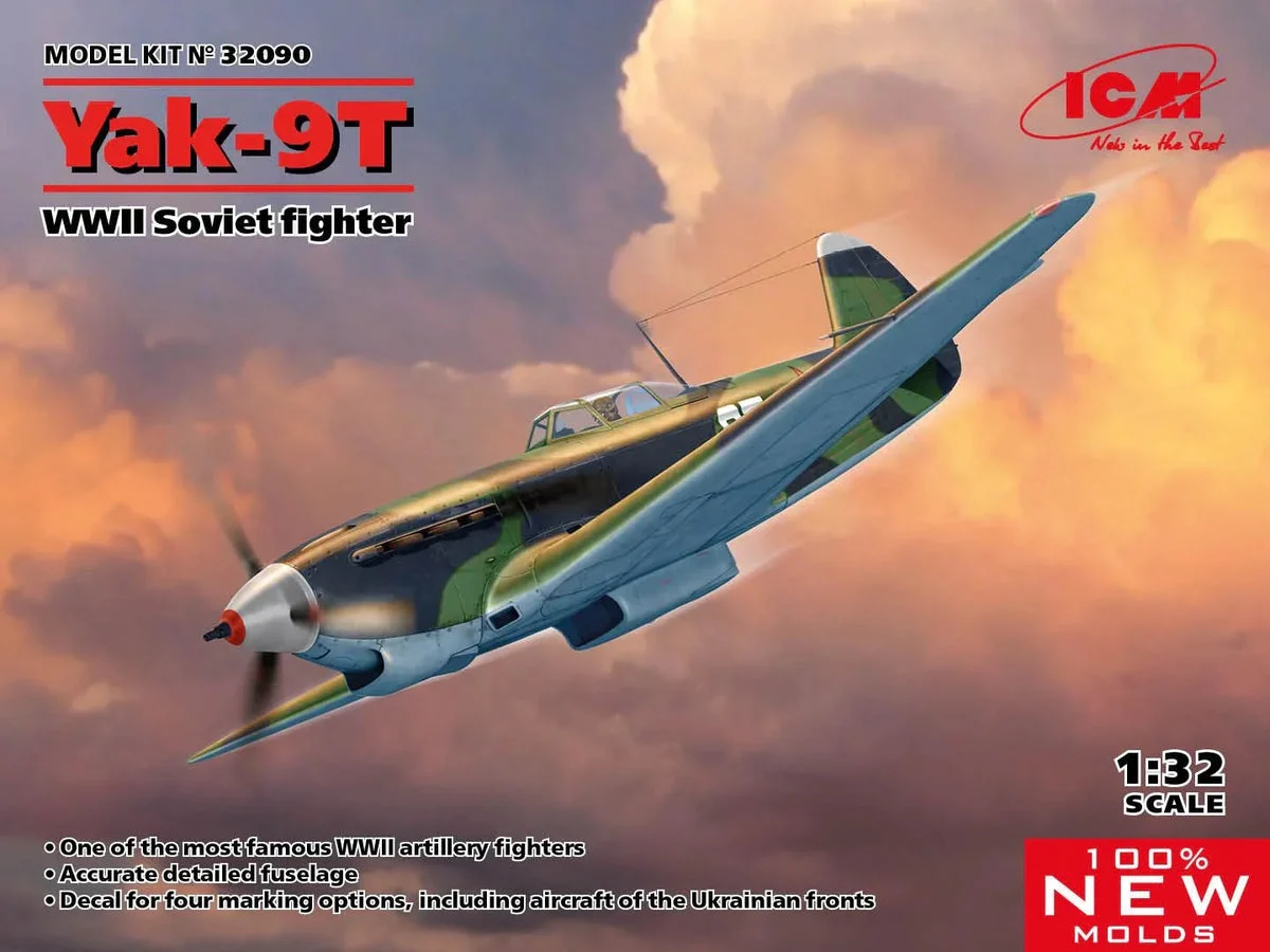 1/32 ICM WWII Soviet Fighter - Yak-9T 32090