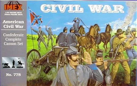 1/32 IMEX Civil War Confederate Casson Set 778 - IMEX Model Co.