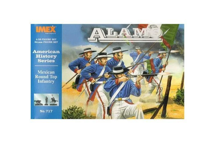 1/32 IMEX Mexican Round Top Infantry (12 Men) 717 - IMEX Model Co.