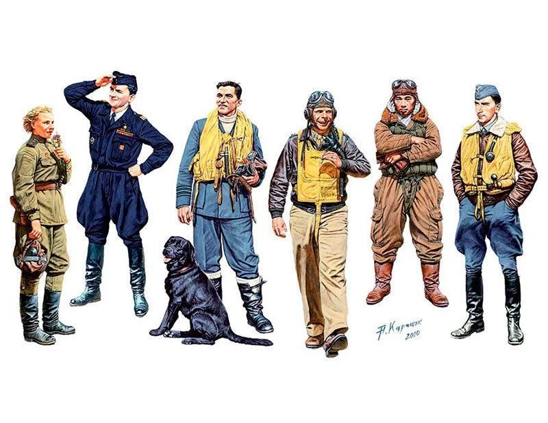 1/32 Master Box - Famous Pilots of WWII 3201