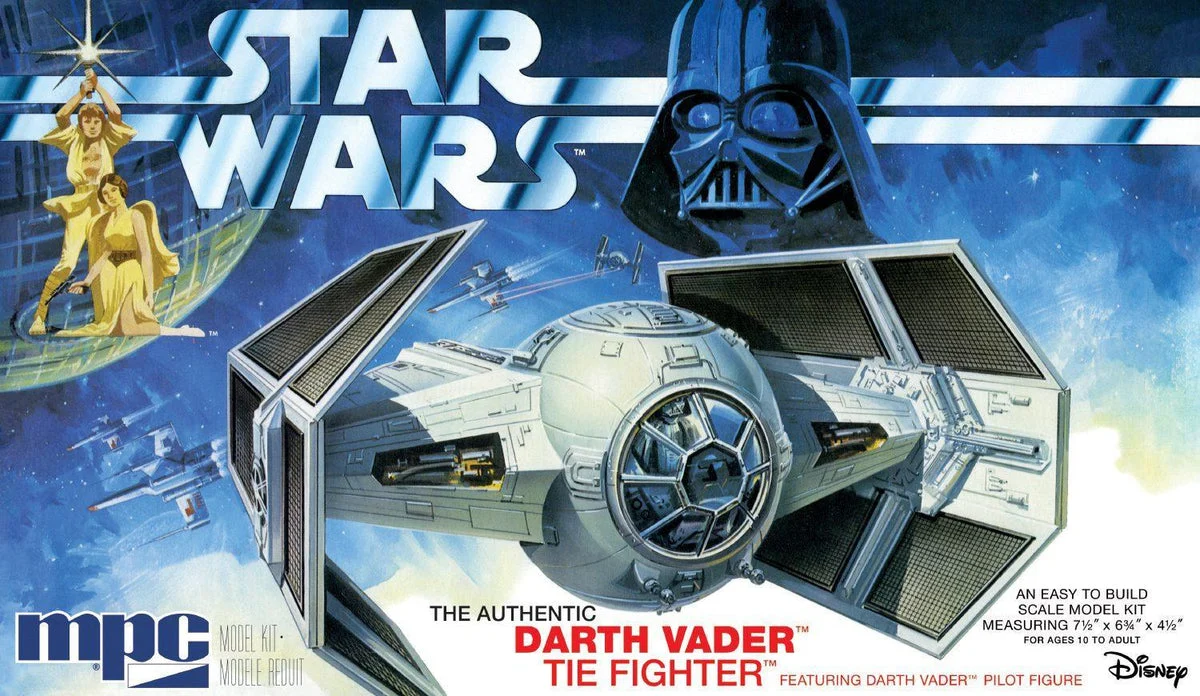 1/32 MPC Star Wars: A New Hope Darth Vader Tie Fighter 952