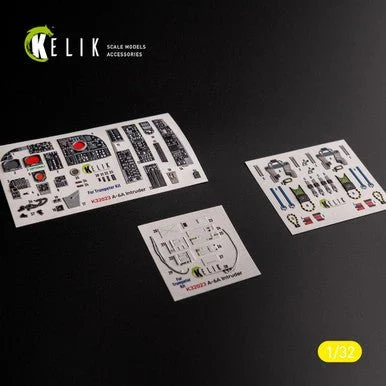 1/32 Reskit A-6A Intruder - interior 3D decals for Trumpeter kit