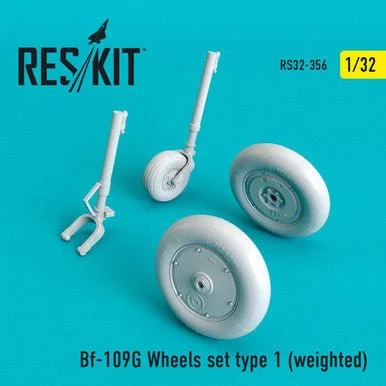 1/32 Reskit Bf-109G Wheels set type 1 (weighted)